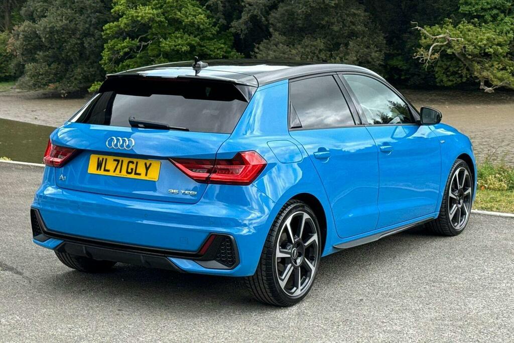 Audi A1 1.5 Tfsi 35 Black Edition Sportback S T WL71GLY Blue #3