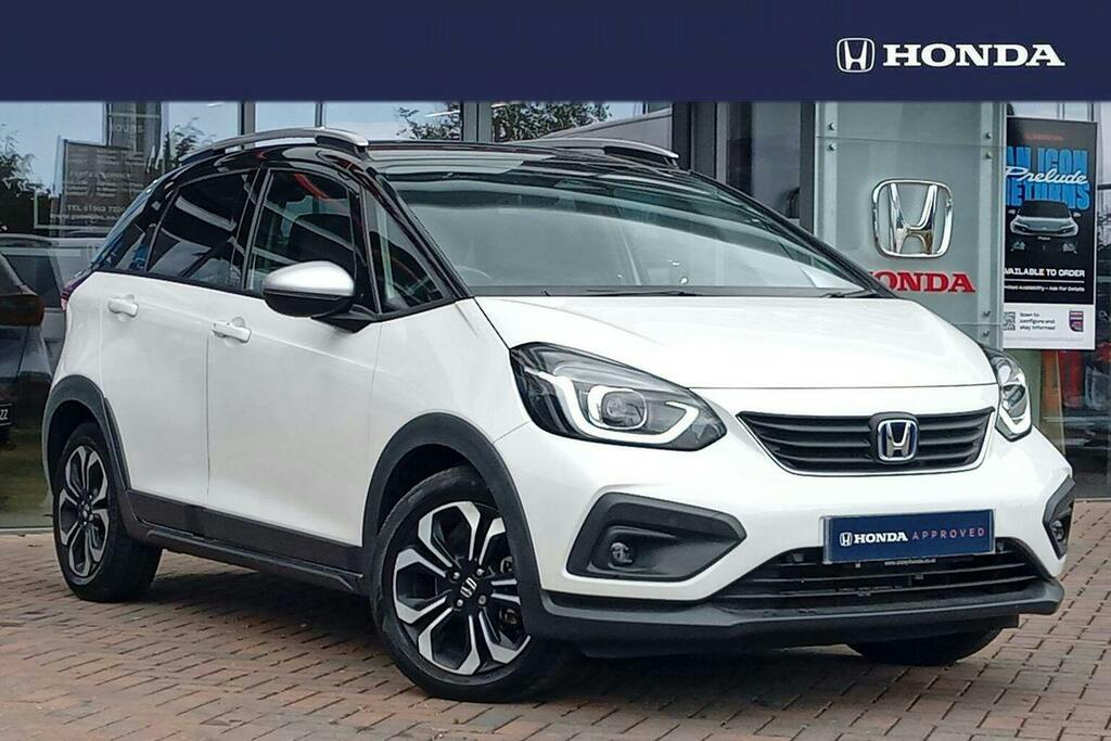 Honda Jazz 1.5 H I Mmd Crosstar Ex Hatchback Hybri White