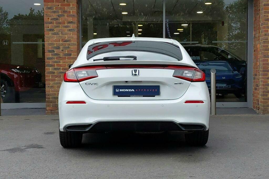 Honda Civic 2.0 H I Mmd Advance Hatchback Hybrid Ec White #4
