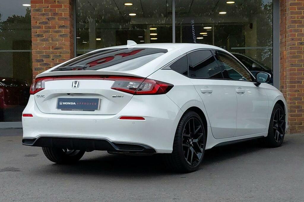 Honda Civic 2.0 H I Mmd Advance Hatchback Hybrid Ec White #3