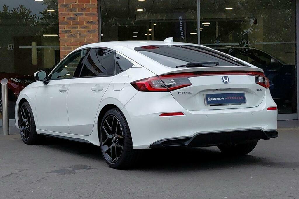 Honda Civic 2.0 H I Mmd Advance Hatchback Hybrid Ec White #5
