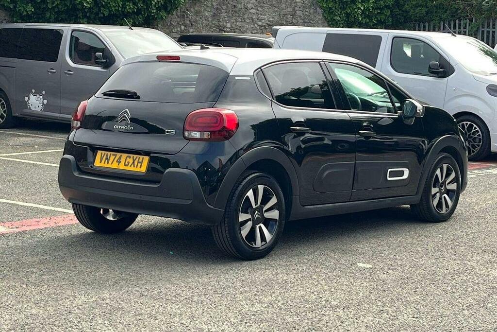 Citroen C3 1.2 Puretech Plus Hatchback VN74GXH Black #3