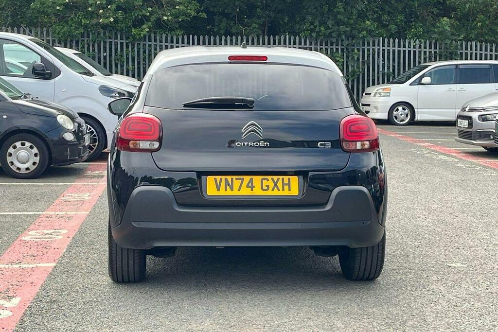 Citroen C3 1.2 Puretech Plus Hatchback VN74GXH Black #4