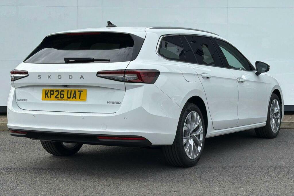 Skoda Superb 1.5 Tsi E Tec Mhev Se L Estate Hybrid D KP26UAT White #3
