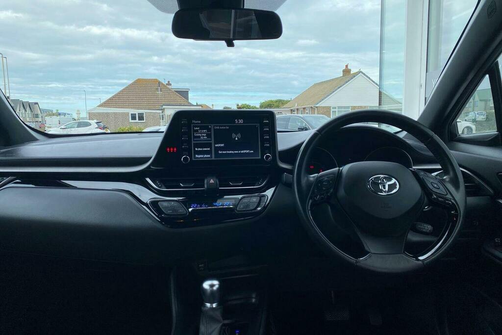 Toyota C-Hr 1.8 Vvt H Icon Suv Hybrid Cvt LT23ZXC White #6