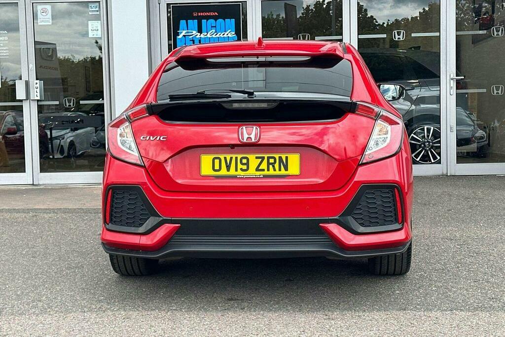 Honda Civic 1.5 Vtec Turbo Prestige Hatchback Cvt Red #4