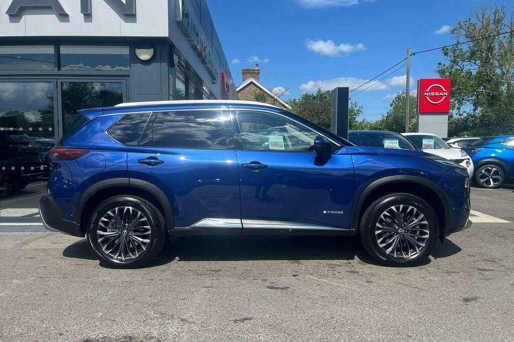 Nissan X-Trail 1.5 H E Power Tekna Suv Hybrid E 4 WM75YTJ Blue #2