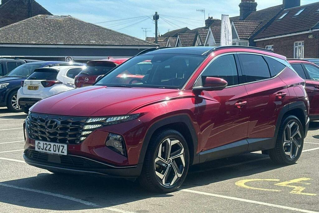 Hyundai Tucson 1.6 H T Gdi Ultimate Suv Hybrid GJ22OVZ Red #3