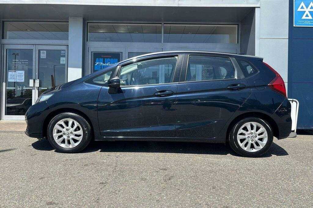 Honda Jazz 1.3 I Vtec Se Navi Hatchback Cvt BV19LUY Blue #6