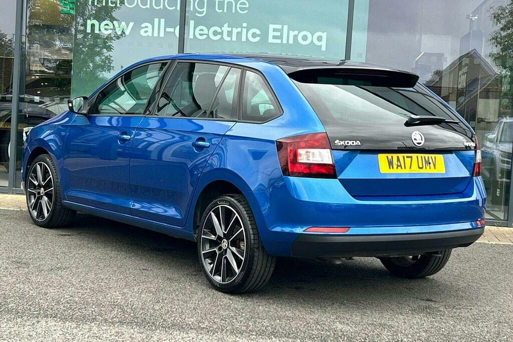 Skoda Rapid Spaceback 1.2 Tsi Se Sport Hatchback Blue #5