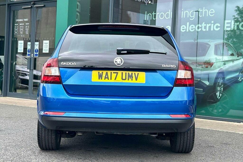 Skoda Rapid Spaceback 1.2 Tsi Se Sport Hatchback Blue #4