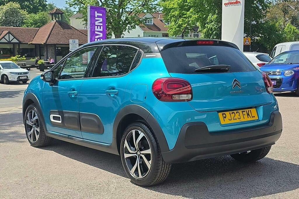 Citroen C3 1.2 Puretech Shine Plus Hatchback Eat6 PJ23FKL Blue #5