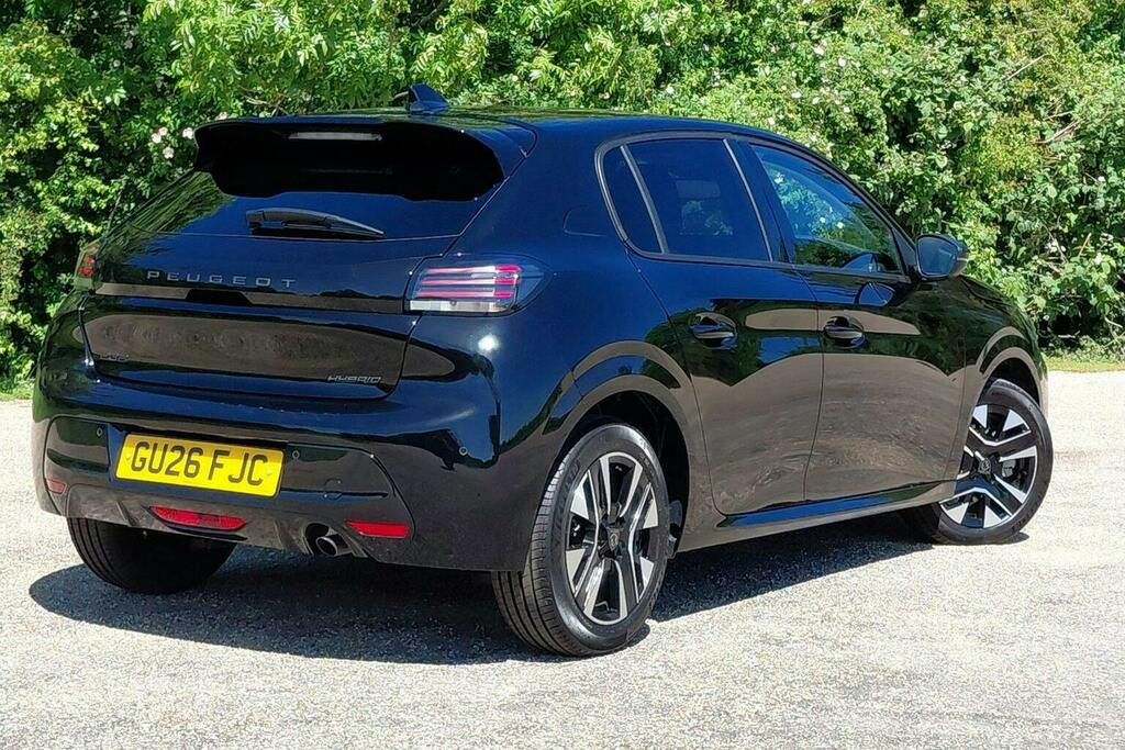 Peugeot 208 1.2 Allure Hatchback Hybrid E Dsc6 GU26FJC Black #3