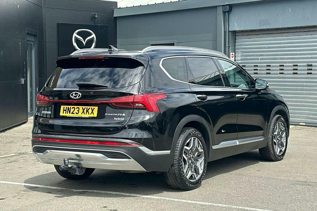 Hyundai Santa Fe 1.6 H T Gdi Ultimate Suv Hybrid HN23XKX Black #3
