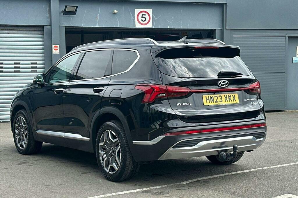 Hyundai Santa Fe 1.6 H T Gdi Ultimate Suv Hybrid HN23XKX Black #5