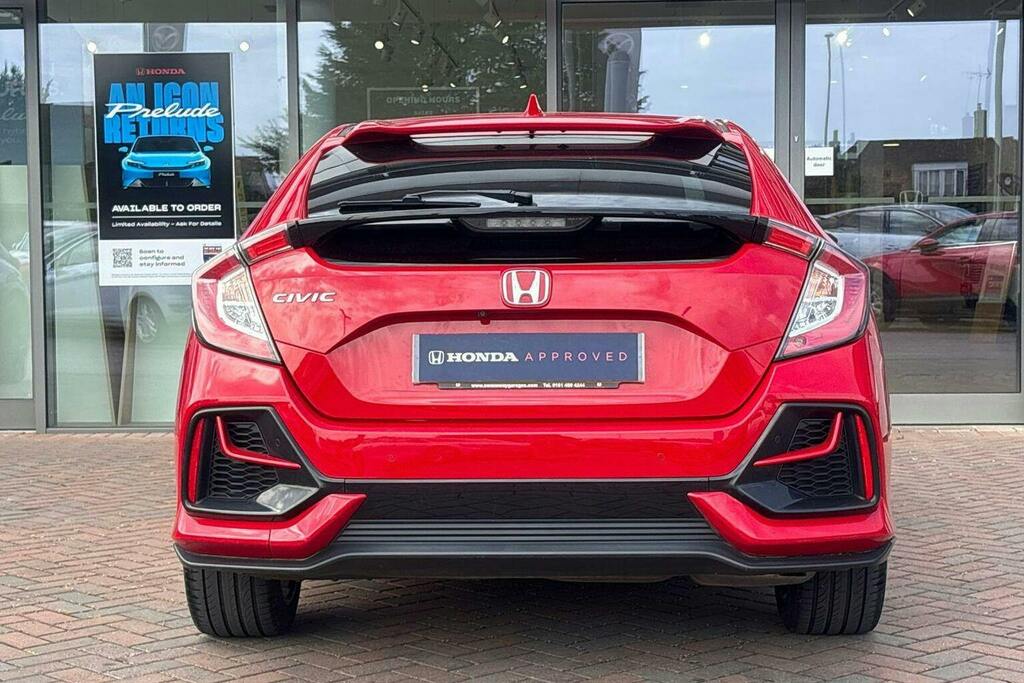 Honda Civic 1.0 Vtec Turbo Ex Hatchback Red #4