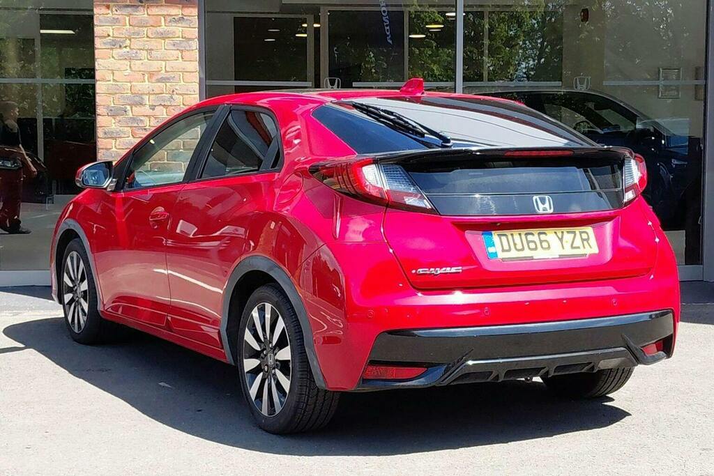 Honda Civic 1.8 I Vtec Sr Hatchback Red #5