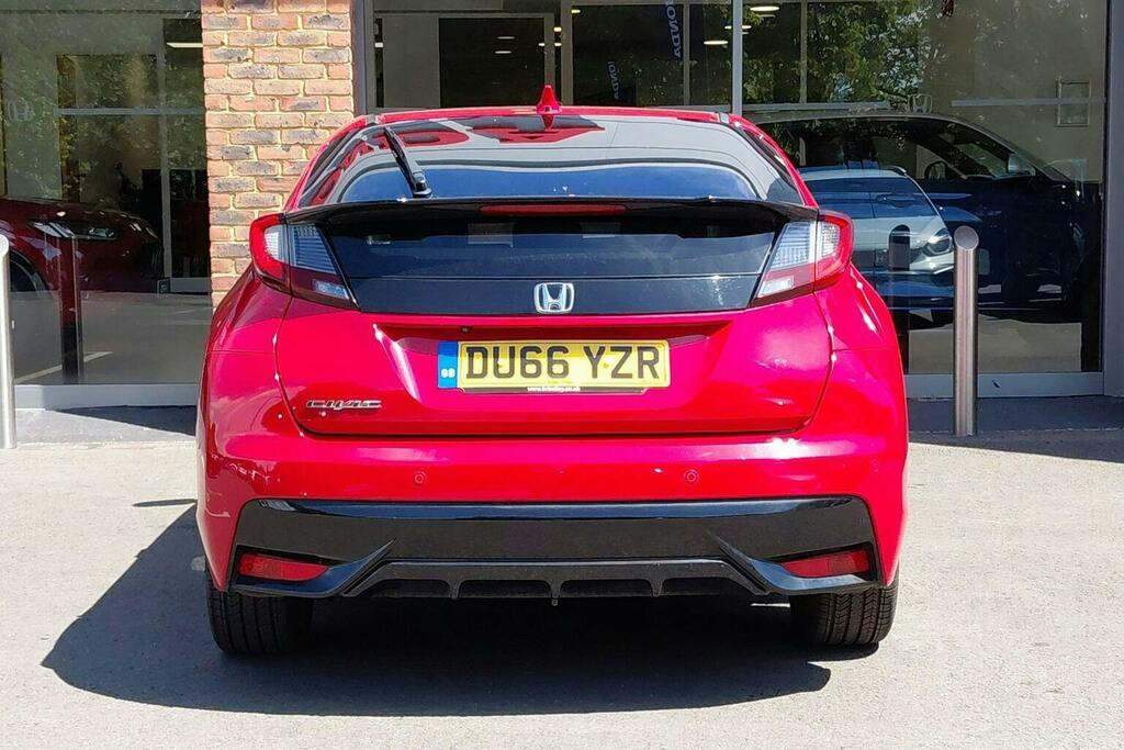 Honda Civic 1.8 I Vtec Sr Hatchback Red #4