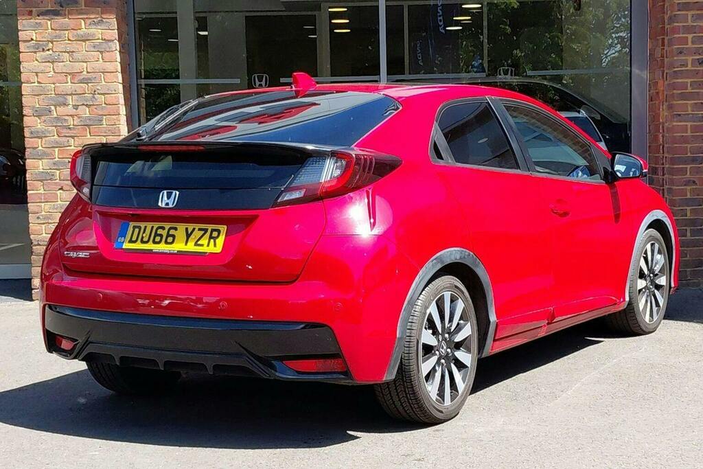 Honda Civic 1.8 I Vtec Sr Hatchback Red #3