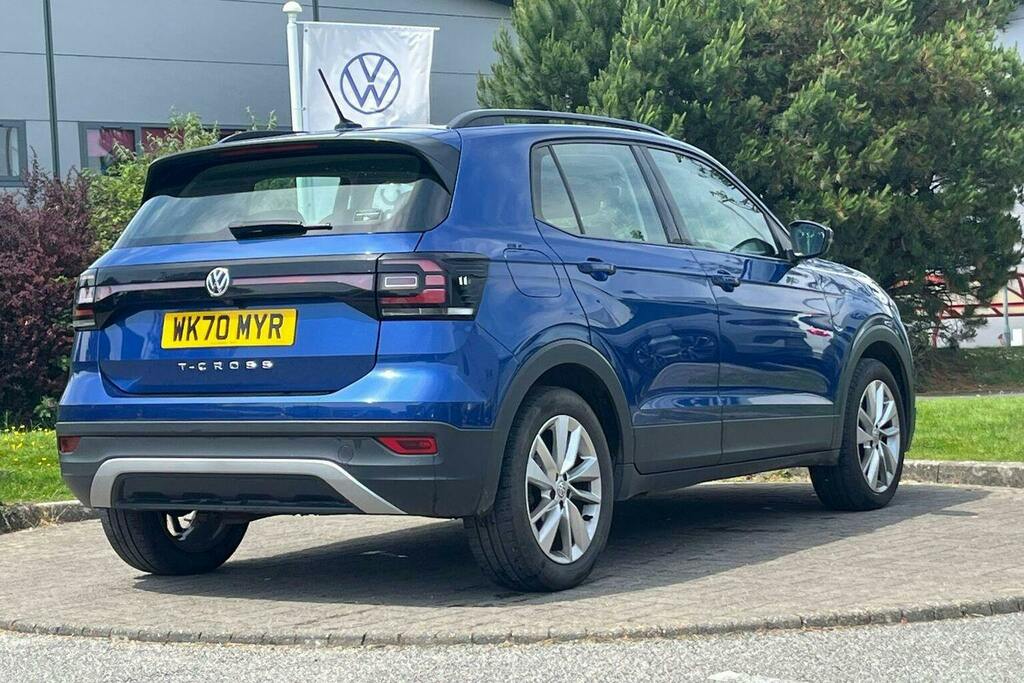 Volkswagen T-Cross 1.0 Tsi Se Suv WK70MYR Blue #3