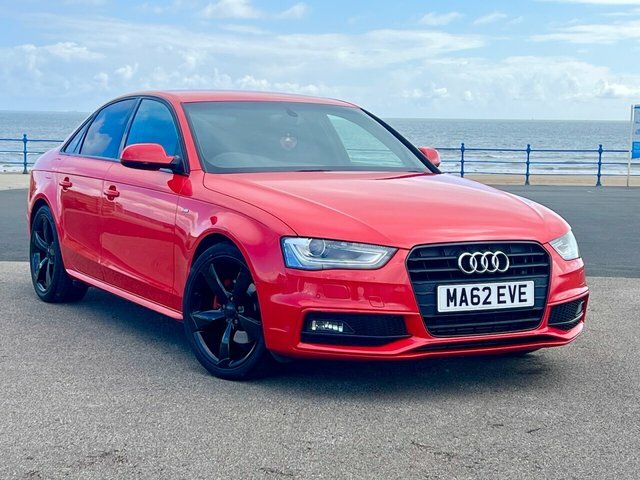 Audi A4 2014 2.0 Tdi Black Edition Saloon Manua Red