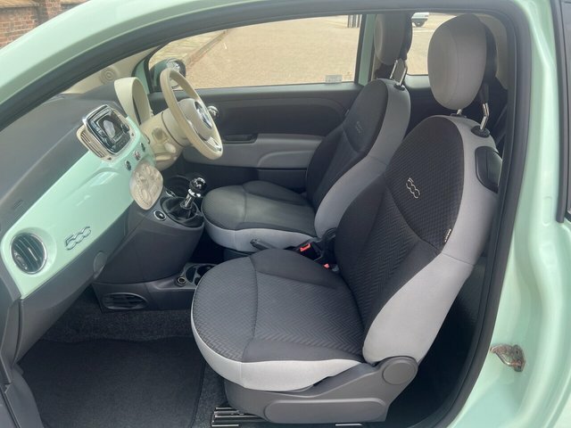 Fiat 500 2017 1.2 Pop Hatchback Euro 6 S NU67JXW Green #6