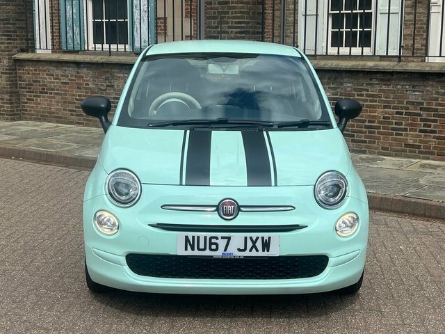 Fiat 500 2017 1.2 Pop Hatchback Euro 6 S NU67JXW Green #2