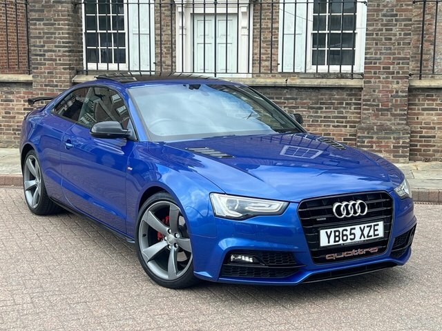 Audi A5 2015 2.0 Tdi Black Edition Plus Coupe S Blue