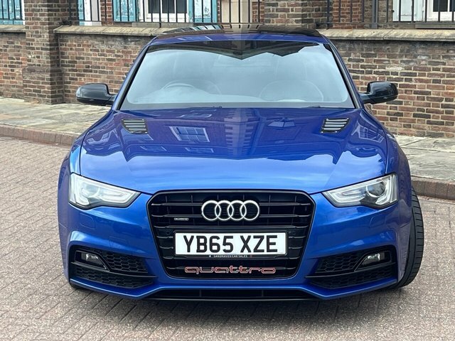 Audi A5 2015 2.0 Tdi Black Edition Plus Coupe S YB65XZE Blue #2