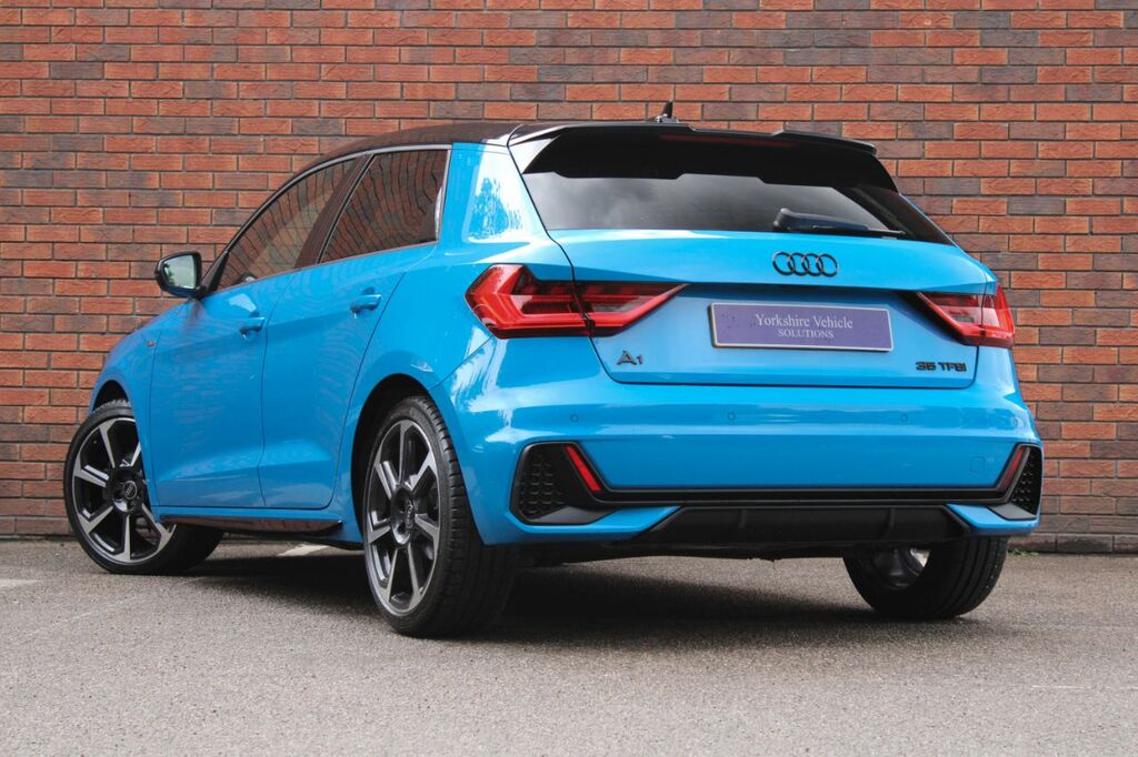 Audi A1 1.5 Tfsi 35 Black Edition Sportback S Tronic Euro YX22NWJ Blue #3