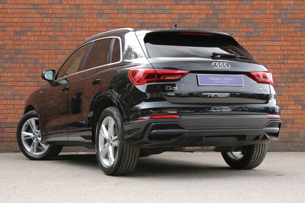Audi Q3 2.0 Tdi 35 S Line S Tronic Euro 6 Ss - 2020 YR70OPP Black #3