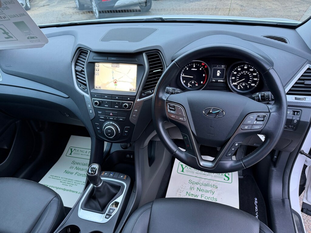 Hyundai Santa Fe 2.2 Crdi Blue Drive Premium 5 Seats White #6
