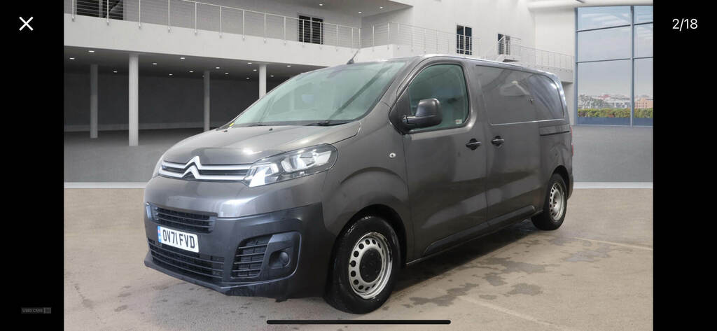Citroen Dispatch 1000 1.5 Bluehdi 100 Van Enterprise Pro OV71FVD Grey #2