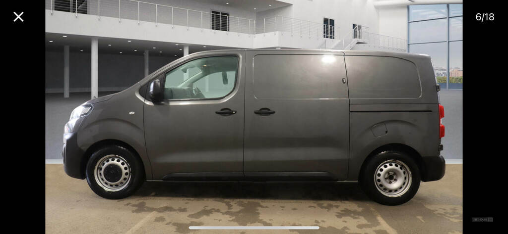 Citroen Dispatch 1000 1.5 Bluehdi 100 Van Enterprise Pro OV71FVD Grey #6