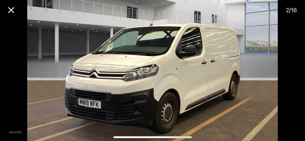 Citroen Dispatch 1000 1.6 Bluehdi 95 Van Enterprise White #2