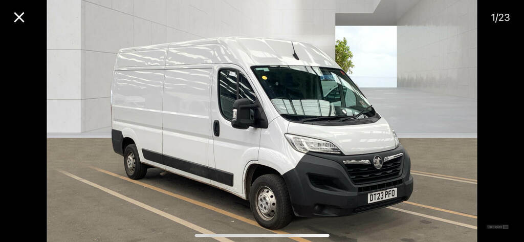 Vauxhall Movano 2.2 Turbo D 140Ps H2 Van Prime White