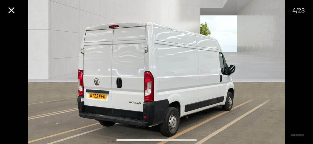 Vauxhall Movano 2.2 Turbo D 140Ps H2 Van Prime DT23PFO White #6