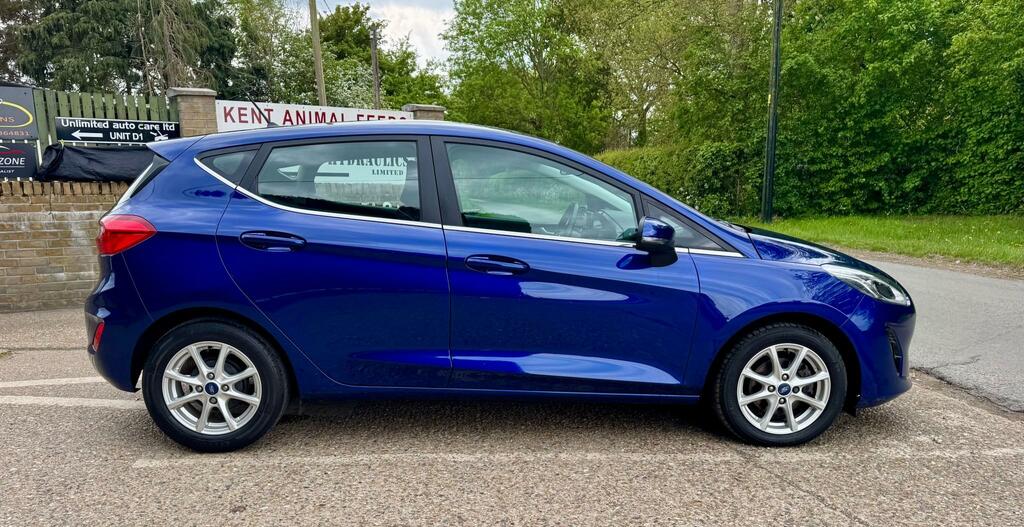 Ford Fiesta 1.1 Ti-vct Zetec Hatchback EO67EVN Blue #4