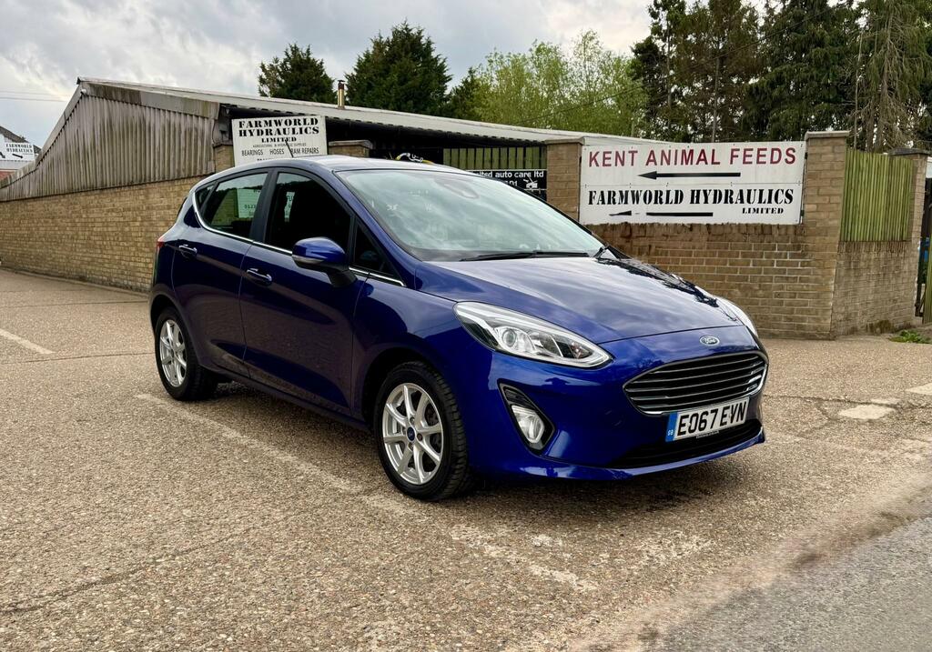 Ford Fiesta 1.1 Ti-vct Zetec Hatchback EO67EVN Blue #3
