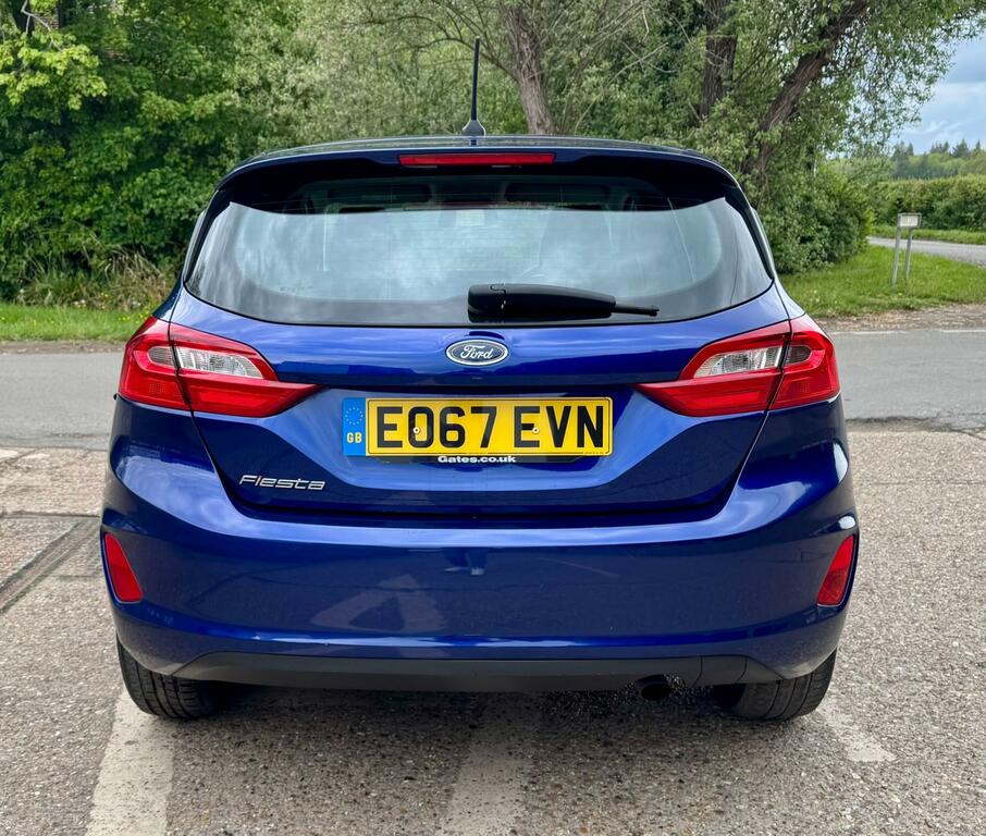 Ford Fiesta 1.1 Ti-vct Zetec Hatchback EO67EVN Blue #6