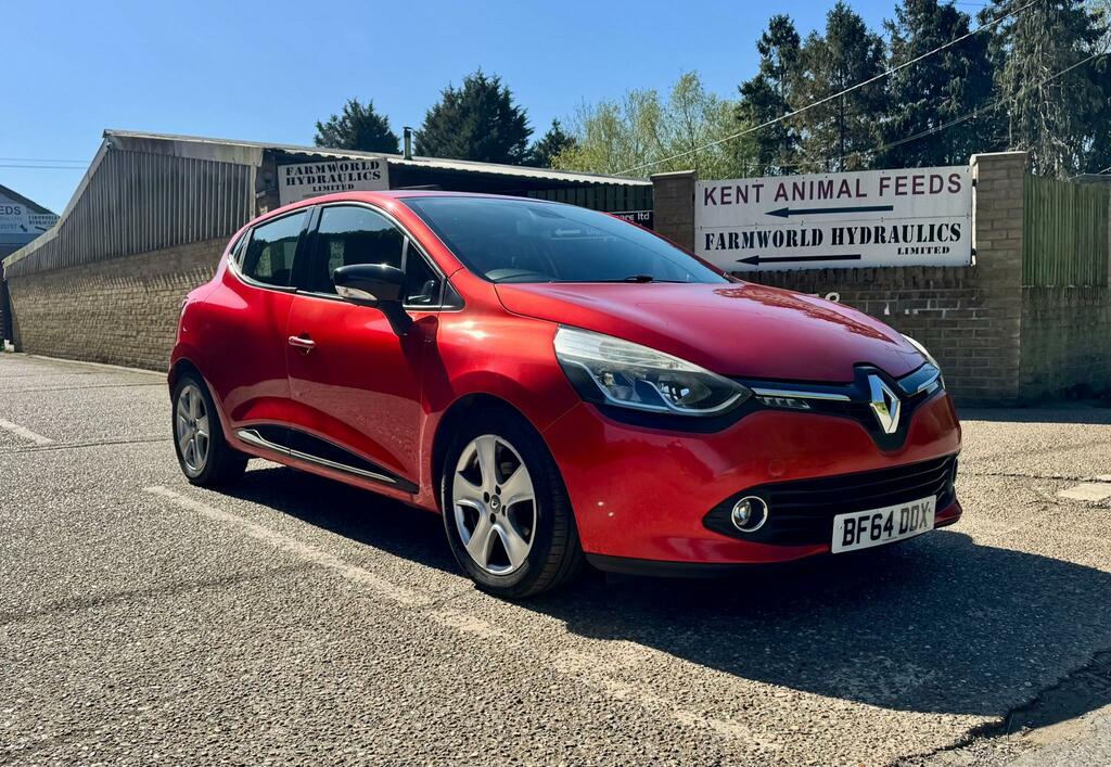 Renault Clio 1.5 Dci Eco Dynamique Medianav Hatchback BF64DDX Red #3