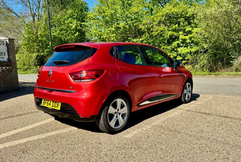 Renault Clio 1.5 Dci Eco Dynamique Medianav Hatchback BF64DDX Red #4