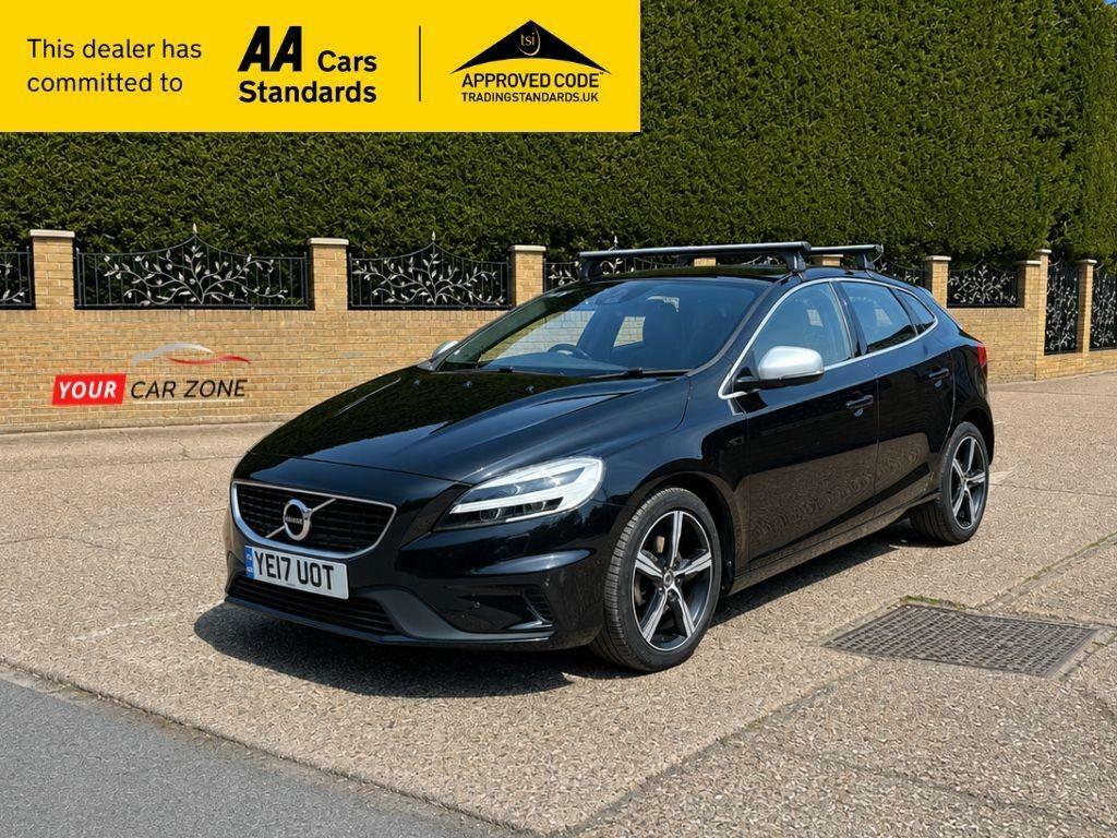 Volvo V40 2.0 D2 R-design Nav Plus Hatchback Black