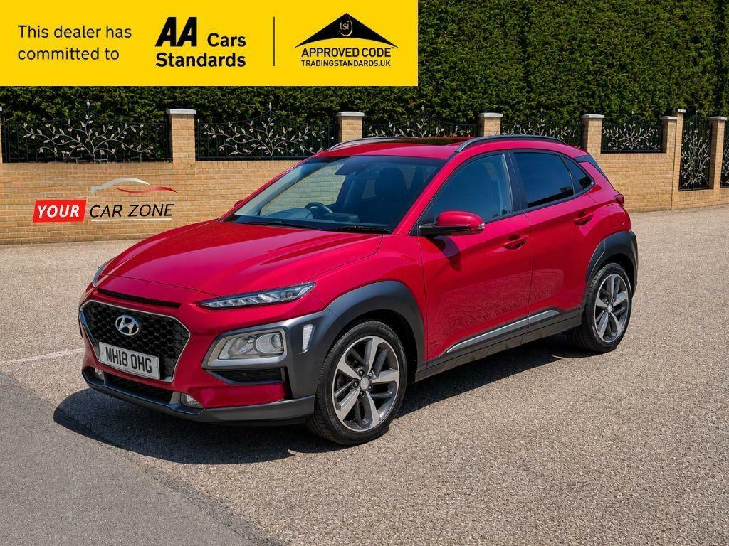 Hyundai Kona 1.0 T-gdi Blue Drive Premium Se Suv Red