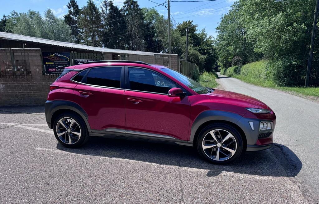 Hyundai Kona 1.0 T-gdi Blue Drive Premium Se Suv MH18OHG Red #4