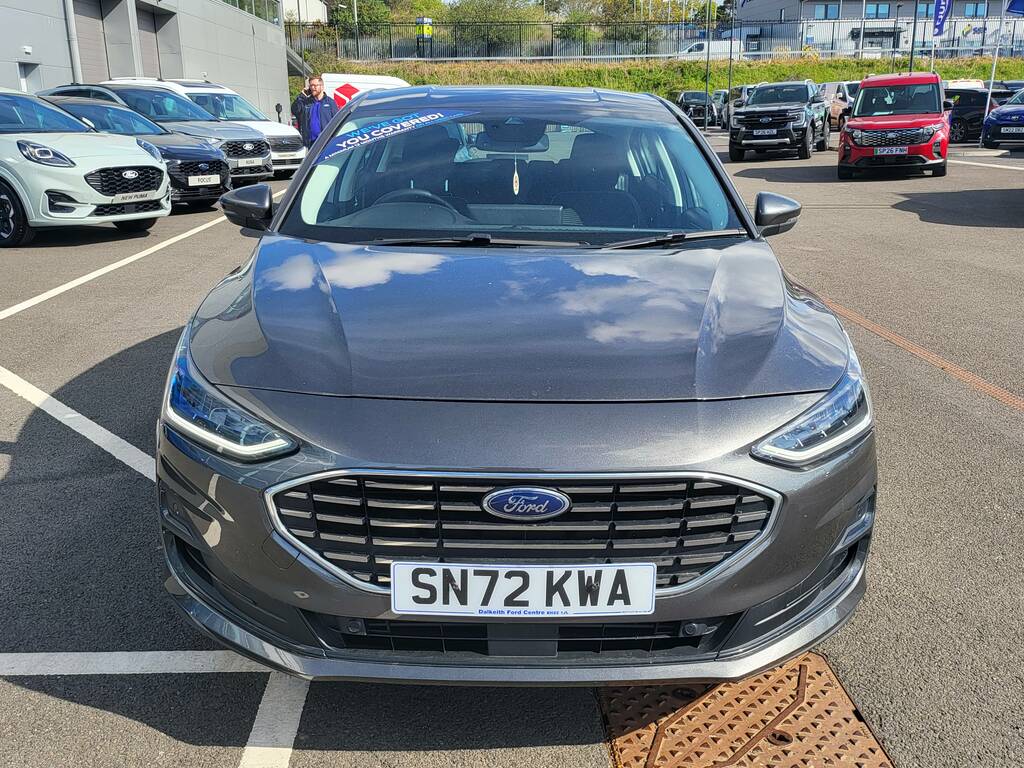 Ford Focus 1.0T Ecoboost Mhev Titanium Hatchback H SN72KWA Grey #5