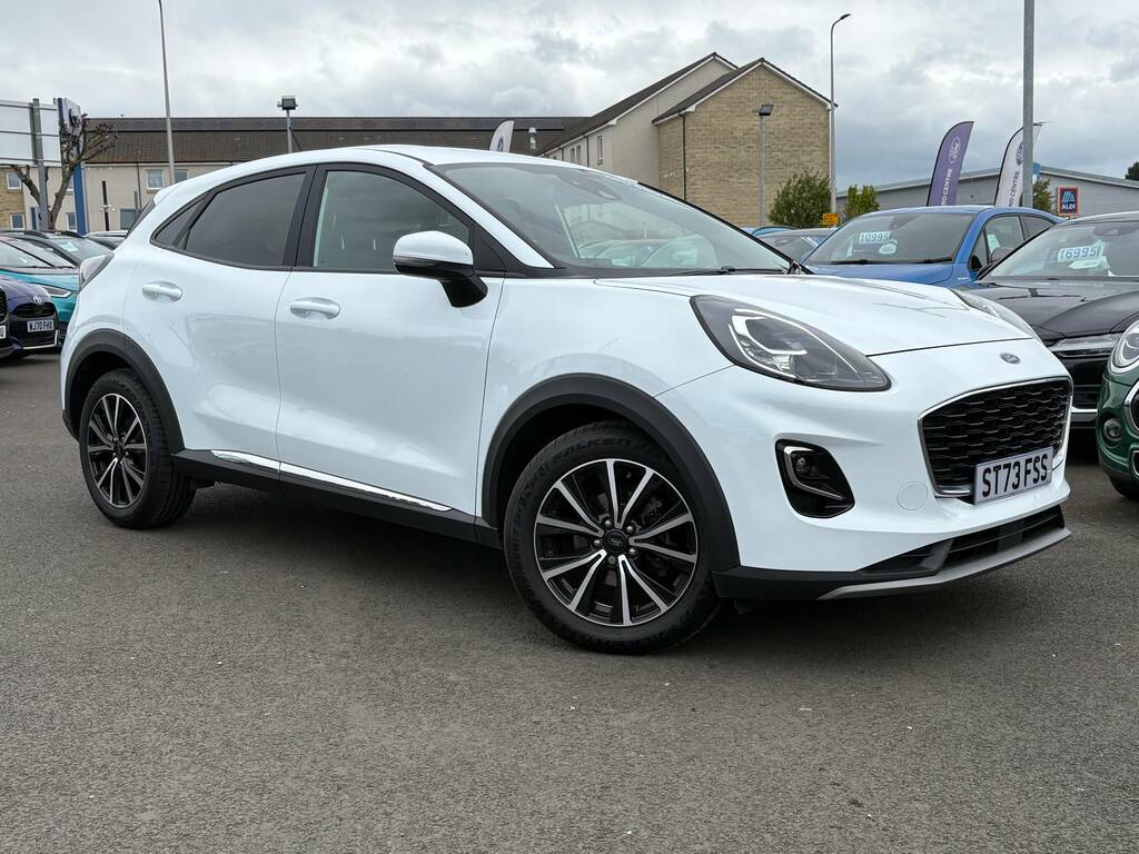 Ford Puma 1.0T Ecoboost Mhev Titanium Suv Hybrid White