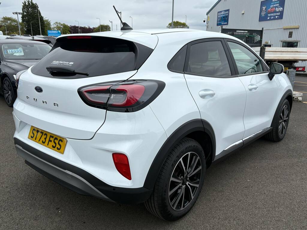 Ford Puma 1.0T Ecoboost Mhev Titanium Suv Hybrid ST73FSS White #4