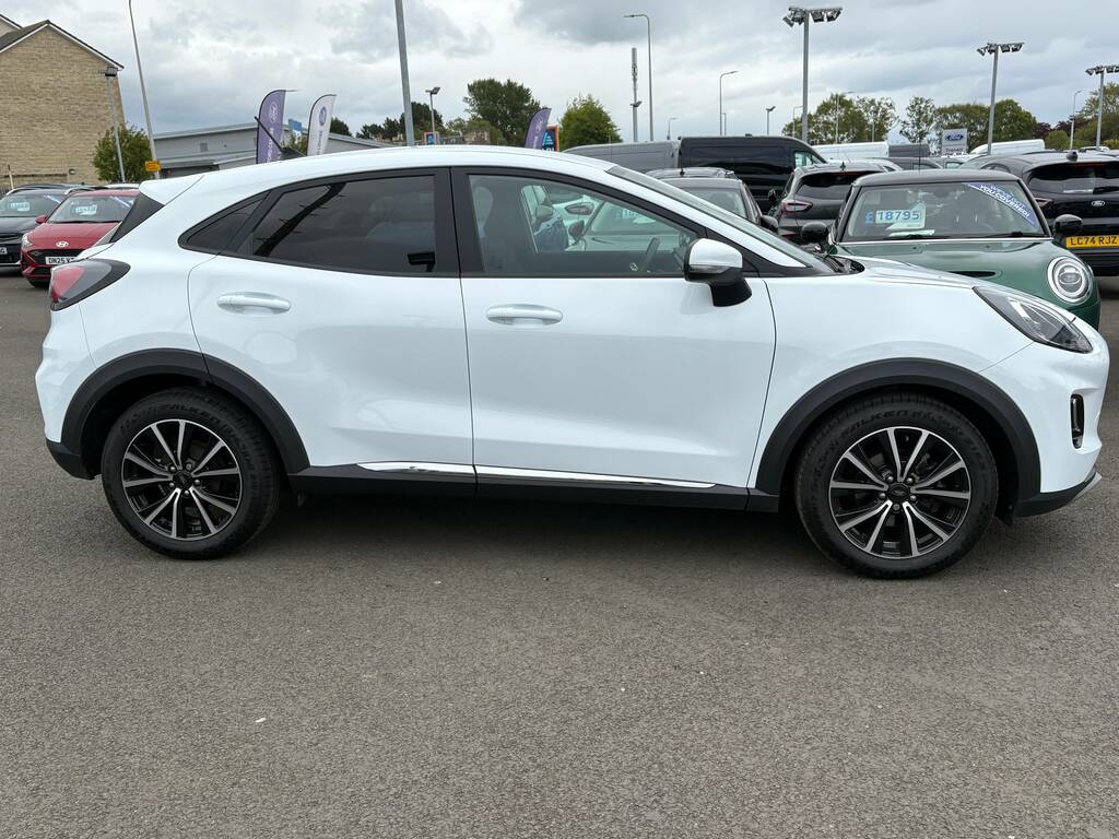 Ford Puma 1.0T Ecoboost Mhev Titanium Suv Hybrid ST73FSS White #5