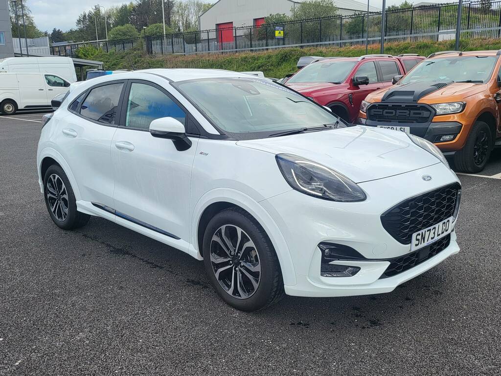 Ford Puma St-line 1.0 Ecoboost Hybrid 125Ps SN73LDO White #3
